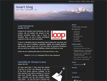 Tablet Screenshot of blog.iosart.com